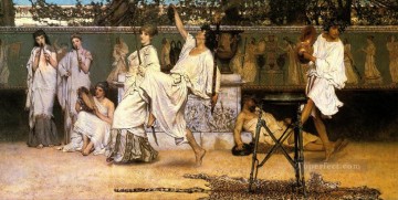 サー・ローレンス・アルマ・タデマ Painting - ローレンス・バッカナール 1871 ロマンティック サー・ローレンス・アルマ・タデマ
